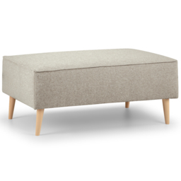 Opry Faro Linen Footstool - thumbnail 2