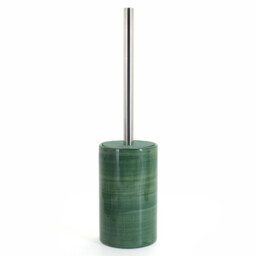 Ceramic Green Glaze Toilet Brush Holder - thumbnail 2