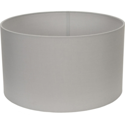 ValueLights Reni Medium Grey Fabric Drum Shade
