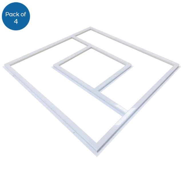 ENER-J 4 Pack 40W 6500K Cool White PD Design Border Edge LED Panel Light - image 1