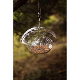 Marco Paul Clear Covered Dome Canopy Small Bird Seed Feeder - thumbnail 4
