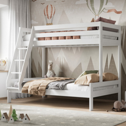 Noomi Nora White Pine Triple Bunk Bed - thumbnail 1