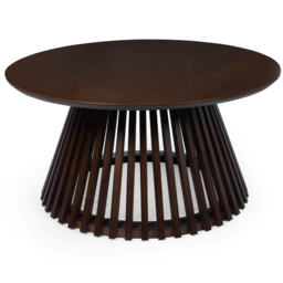 Julian Bowen Ollie Dark Oak Round Coffee Table - thumbnail 2