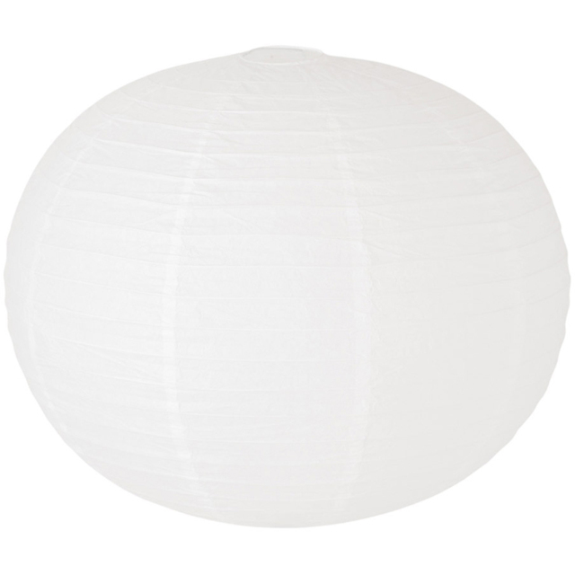 ValueLights Isla White Paper Globe Ceiling Lamp Shade 60cm - image 1