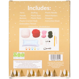 All I Want For Christmas Crochet Your Own Christmas Bear Kit - thumbnail 2