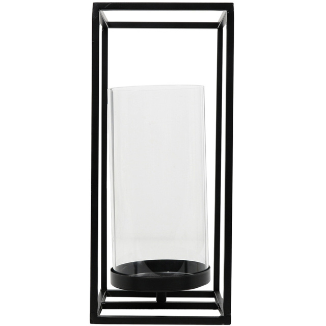 Mari Black Candle Holder - image 1