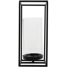 Mari Black Candle Holder