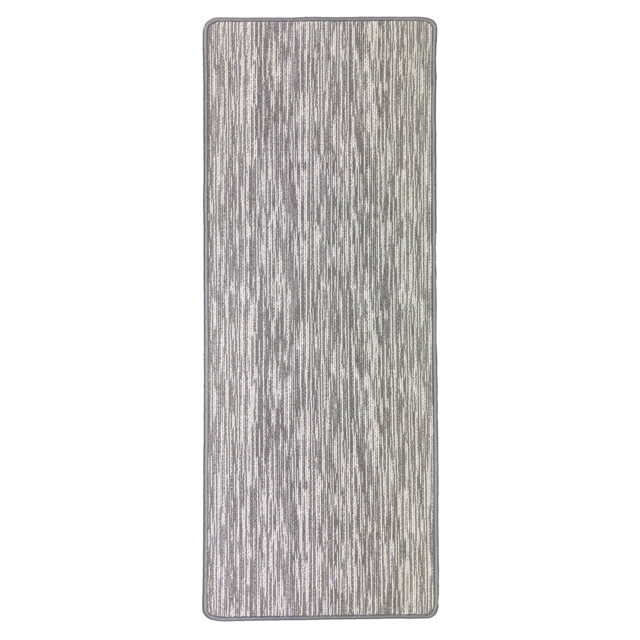 Grey 57 x 150cm Broken Stripe Washable Runner - image 1