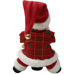 Sleigh Bells Ring Animated and Musical Skating Santa On The Floor Christmas Decoration - thumbnail 3