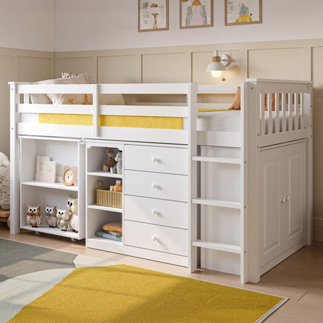 Flair Oban White Single Cabin Bed - image 1
