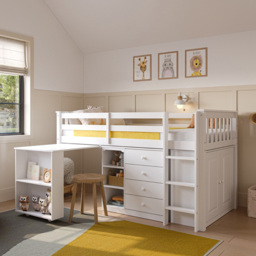 Flair Oban White Single Cabin Bed - thumbnail 4