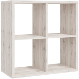 Florence Mauro 4 Shelf Sand Oak Bookshelf - thumbnail 2