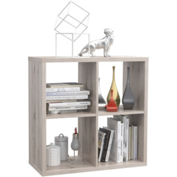 Florence Mauro 4 Shelf Sand Oak Bookshelf - thumbnail 4
