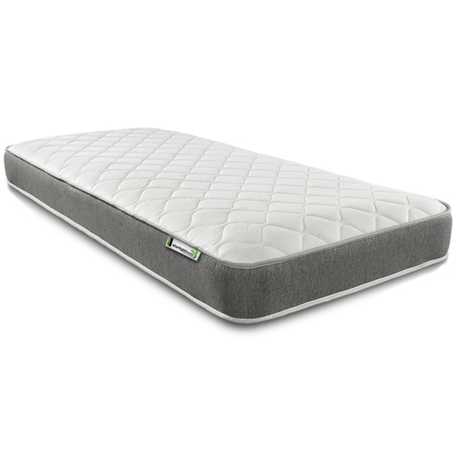 Starlight Beds Wellington Small Single Grey Open Coil Memory Foam Spring Mattress - image 1