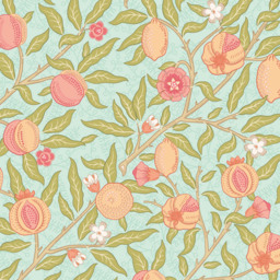 Origin Murals Fruit and Foliage Aqua Wall Mural - thumbnail 2