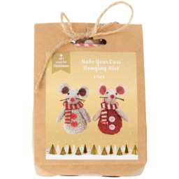 All I Want For Christmas Make Your Hanging Mice Kit 2 Pack - thumbnail 1