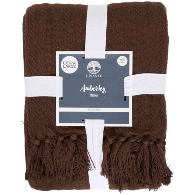 Amberley Throw Mocha - image 1