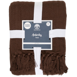 Amberley Throw Mocha - thumbnail 1