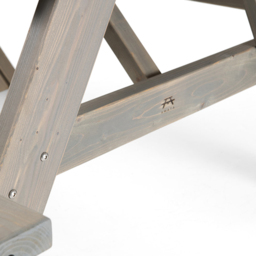 AMATA Ungurs 6 Seater Classic Picnic Table Grey - thumbnail 4
