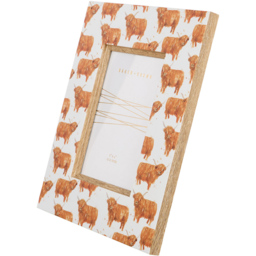 Highland Cow Design Photo Frame - thumbnail 1