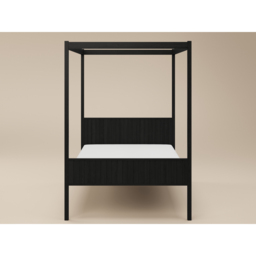 Flair Maddy Black Double 4 Poster Bed - thumbnail 3