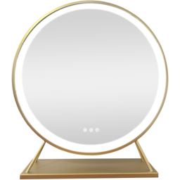 Round Standing Hollywood LED Mirror - thumbnail 3