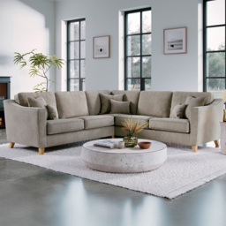 Marlon City Stone 4 Seater Corner Sofa
