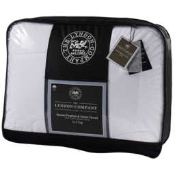 The Lyndon Company Super King Size Natural Goose Feather and Down Duvet 13.5 Tog