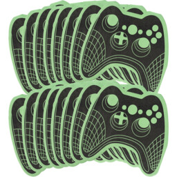 Pack of 16 Gaming Console Napkins Black - thumbnail 4