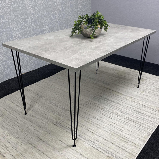 Kosy Koala Light Stone Grey Rectangular Dining Table - image 1