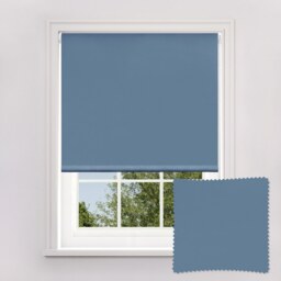Blue Blackout Roller Blind - 180cm - thumbnail 1