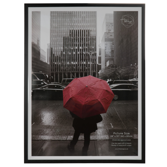 The Port. Co Gallery Black Fashion Box Photo Frame 32 x 24 inch