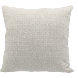 Soft Chenille Boucle Cushion Ivory - thumbnail 1