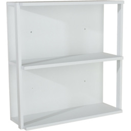 Core Products Arran 3 Shelf Matt White Medium Wall Unit - thumbnail 2