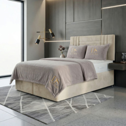 DS Living Orion Cream Single Plush Ottoman Bed - thumbnail 4