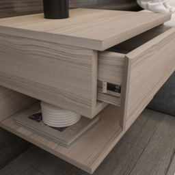 Decorotika Single Drawer Cordoba Floating Bedside Table - thumbnail 4