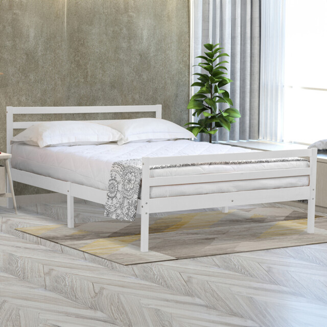 Atlas Bed - White - image 1