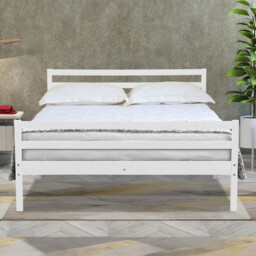 Atlas Bed - White - thumbnail 2