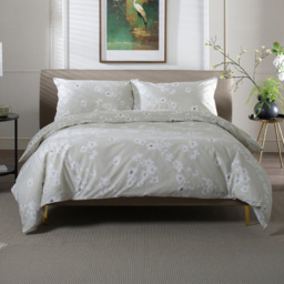 The Lyndon Company Petite Fleure Natural King Size Duvet Set - thumbnail 1