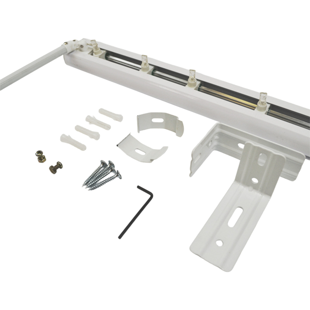 Caecus Rod-Operated Aluminium Vertical Blind Header Rail 210cm