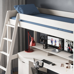Noomi Tera White Single Gaming High Sleeper - thumbnail 3