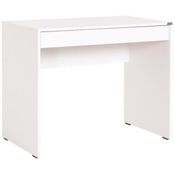 FWStyle Matt White Single Wide Drawer Desk - thumbnail 2