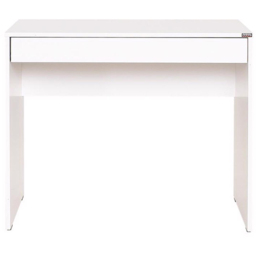 FWStyle Matt White Single Wide Drawer Desk - thumbnail 3