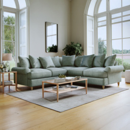 Clara Faro 10 Blue 4 Seater Agmamito Sofa - thumbnail 3