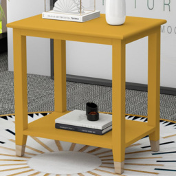 Palazzi Mustard Side Table - thumbnail 1
