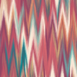 Origin Murals Ikat Zig Zag Red Wall Mural - thumbnail 2
