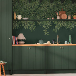 William Morris Bough Deep Green Mural - thumbnail 1