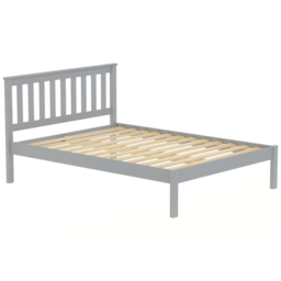 Denver Small Double Grey Wooden Bed - thumbnail 2