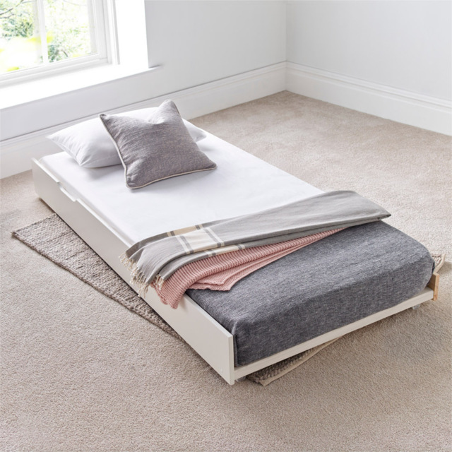 Tyler Single White Trundle - image 1