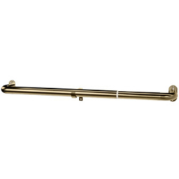 New Edge Blinds Antique Brass Room Darkening Extendable Curtain Pole 120-210cm - thumbnail 1